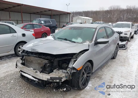 2021 Honda Civic Sport из США, поврежденный, VIN SHHFK7H47MU225042